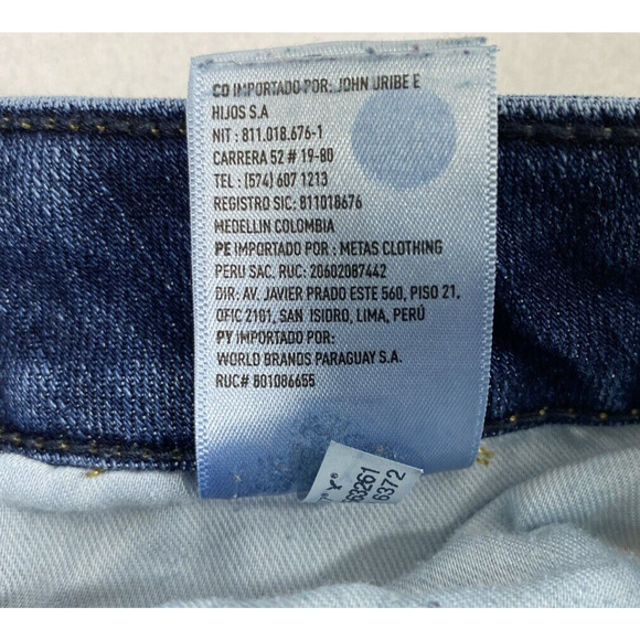 American Eagle Jeans Boys 25 x 26 Airflex Temp Tech‎ Blue Dark Wash Denim - Picture 5 of 13